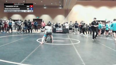 132 lbs Champ. Rd Of 16 - Branden Wylie, Beat The Streets Philadelphia vs Evan Kaliakoudas, Headhunters Wrestling Club