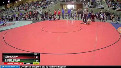 56 lbs Cons. Round 2 - Logan Dugan, Astoria Mat Club vs Emmett Barnes, Salem Elite Mat Club