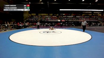 115 lbs Semifinal - Avery Hinojos, Newton HS vs Olivia Gardner, Leavenworth HS
