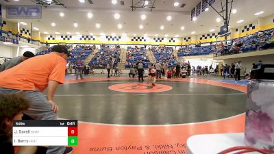 64 lbs Rr Rnd 3 - Jaxon Garell, Skiatook Youth Wrestling vs Isaac Berry, Heat