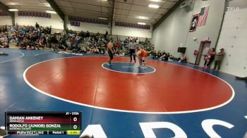 215A Champ. Round 1 - Damian Ankeney, Newcastle vs Rodolfo (Junior) Gonzalez, Natrona County