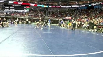 1A-126 lbs Cons. Round 3 - Keyin Steeve, Nodaway Valley vs Gavin Sloss, AC/GC