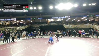175 lbs Champ. Round 2 - Brodie Melzoni, Nolensville High School vs Chace Meggs, East Ascension