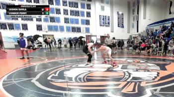 157 lbs 3rd Place Match - Connor Perry, Point Loma vs Joshua Davila, Williams Field
