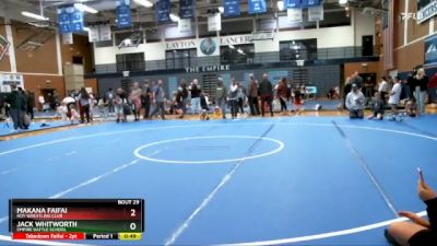 66-70 lbs Round 1 - Jack Whitworth, Empire Battle School vs Makana Faifai, Roy Wrestling Club