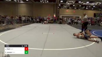 113 lbs Round Of 32 - Jayden Rael, Mustang WC vs Zach Jensen, Primal WC