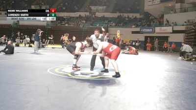 285 lbs Consi Of 8 #2 - Hank Williams, Greenville vs Lorenzo Smith, Nation Ford