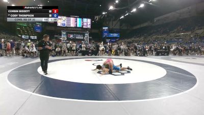 165 lbs Cons. Rd Of 32 - Corbin Bissett, Ohio vs Cody Thompson, Michigan
