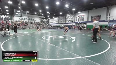 126 lbs Semifinal - Jared Litchenberg, Vista Murrieta vs Ivan Zuniga, Temecula Valley
