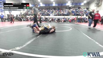 75 lbs Semifinal - Kaden Mann, Tiger Trained Wrestling vs Samuel Henderson, Lincoln Christian