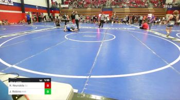 112 lbs Quarterfinal - Ryker Reynolds, Tulsa Union vs Jai Robins, Bixby JH Boys