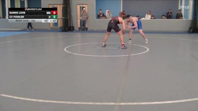 184 lbs 1st Place Match - Banks Love, Western Wyoming College vs Cy Fowler, Air Force
