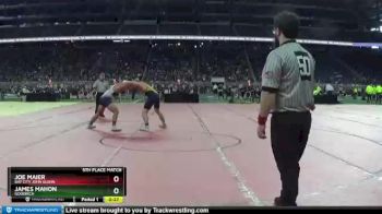 D2-215 lbs 5th Place Match - James Mahon, Goodrich vs Joe Maier, Bay City John Glenn