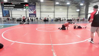 120 lbs Consi Of 32 #2 - Rhylee Stotler, NY vs Efrain Rivera, NC