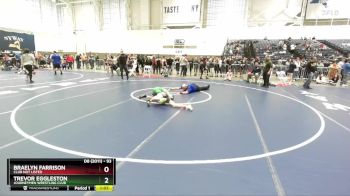 93 lbs Quarterfinal - Trevor Eggleston, Journeymen Wrestling Club vs Braelyn Farrison, Club Not Listed