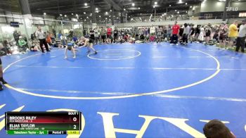 90 lbs Finals (2 Team) - Elias Taylor, RALEIGH ARE WRESTLING vs Brooks Riley, FCA WRESTLING