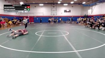 141 lbs Finals (2 Team) - Nolan Brown, Alvernia University vs Hayden Mason, Huntingdon