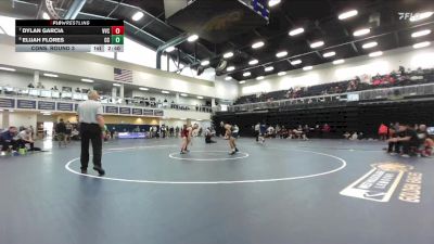 133 lbs Cons. Round 3 - Dylan Garcia, Victor Valley College vs Elijah Flores, Cerritos College