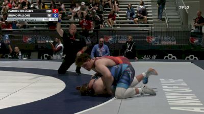110 Finals kg Champ. Round 2 - Camden Williams, Red Cobra Wrestling Academy vs Bruno Pallone, Hardin Wrestling Club