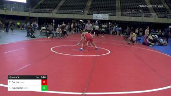 135 lbs Consi Of 4 - Bam Cordel, Unattached vs Rj Baumann, Audubon