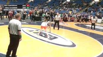 125 lbs Cons. Round 3 - Molly O`Connor, Lemont (H.S.) vs Kiely Domyancich, LaSalle (L.-Peru)