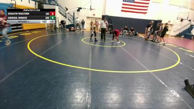 126 lbs 3rd Place Match - Jayden Waddell, Greybull/Riverside vs Elias Marques, Riverton Middle School