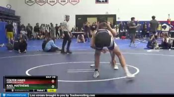 195 lbs Quarterfinal - Colter Haws, Burns/Pine Bluffs vs Kael Matthews, Douglas