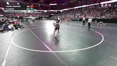 150 lbs 3rd Place Match - AJ Alesch, Holmen vs Landen Sheppard, Neenah