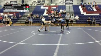 133 lbs Quarterfinal - Derrique Mytial, Keiser University vs Zac Bosken, Reinhardt University (ga)