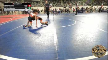 46 lbs Consolation - Zerek Marin, Woodward Youth Wrestling vs Jayden Garza, Wesley Wrestling Club