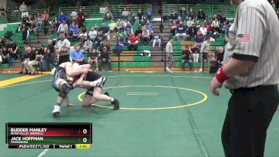 165 lbs Semifinal - Budder Manley, River Valley (bidwell) vs Jack Hoffman, Springboro