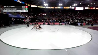 6A 106 lbs Cons. Round 1 - Maddox Anderson, Kuna vs Grant Waldram, Rocky Mountain