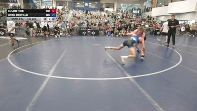 132 lbs Champ. Rd Of 64 - Collin Hire, Spartan Youth Wrestling vs Uriel Castillo, Aviators Wrestling Academy