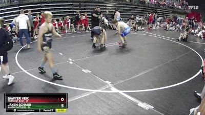 130 lbs Semis & 1st Wrestleback (8 Team) - Mikael Hays, Nebraska Blue vs Maverick Renville, Kansas Rattlers