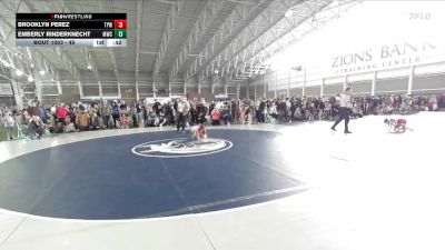 45 lbs Champ. Round 1 - Brooklyn Perez, Team Prestige Wrestling vs Emberly Rinderknecht, Madison Wrestling Club