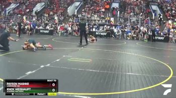 110 lbs Quarterfinal - Payson Mashke, Lakeshore WC vs Knox Weishaupt, Algonac Mat Rats