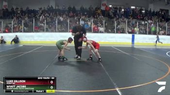 90 lbs Cons. Round 3 - Luke Gillison, Husky WC vs Wyatt Jacobs, Grand Haven Youth Wrestling