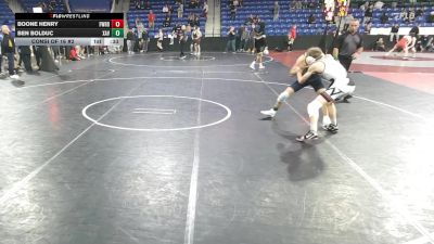 126 lbs Consi Of 16 #2 - Boone Henry, Fairfield Warde vs Ben Bolduc, Xaverian