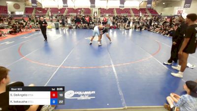 157 lbs Semifinal - Salinas DeAngelo, Beat The Streets Austin vs Ka`ena Kekauoha, Beat The Streets Los Angeles