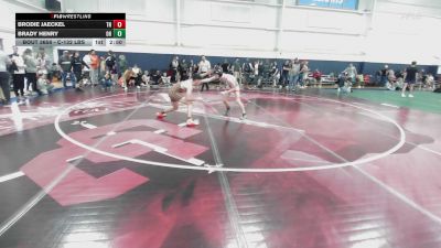 C-132 lbs Consi Of 16 #1 - Brodie Jaeckel, TN vs Brady Henry, OH