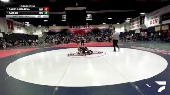 126 lbs Cons. Round 2 - Sam Aid, Capistrano Valley vs Daniel Camarena, Chaffey