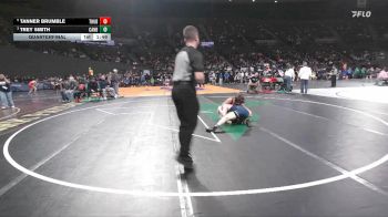 5A Boys 126 lbs Quarterfinal - Trey Smith, Canby Boys vs Tanner Brumble, Thurston Boys