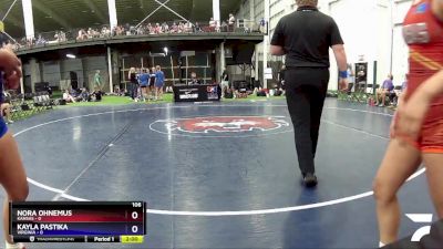 106 lbs Placement Matches (8 Team) - Elizabeth Ramirez, Kansas vs Sarissa Tucker, Virginia