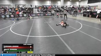 106 lbs Cons. Round 1 - Brock Johnson, KS vs Dashawn Jenkins, CO