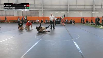 95 lbs 1st Place Match - Elijah Gill, Unattached vs Karter Taylor, Rising Kingz
