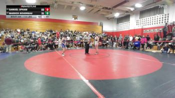 113 lbs Consi Of 4 - Samuel Upham, Bedford vs Maddox Boudreau, Salem