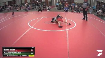 56 lbs Semis & 1st Wrestleback (8 Team) - Malachi Van Maren, Untouchables vs Kolby Pitzen, Backyard Brawlers