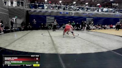 195 lbs Round 3 - Noah Morehouse, Jet House vs Gianni Sykes, Owyhee Storm