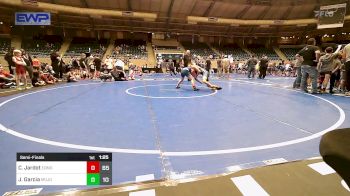 125 lbs Semifinal - Carson Jardot, Edmond North Huskies vs Jonathan Garcia, Mojo Mulisha 12U