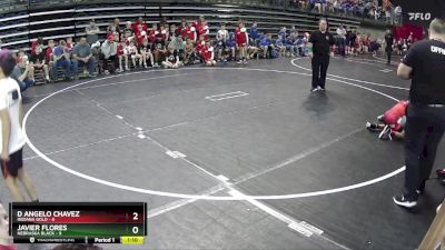 65 lbs Quarterfinals (8 Team) - Javier Flores, Nebraska Black vs D Angelo Chavez, Indiana Gold